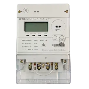 DTZY876 Push Botton Plug and Play Medidor Single Phase kWh Meter Electronic Smart Meter RF Energy Meter Remote Reading