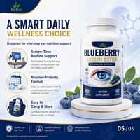 Tablet Kunyah Premium Blueberry Lutein Ester Antioksidan Perawatan Mata Suplemen Kesehatan 60 Tablet