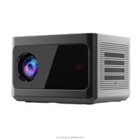 Projecteur extérieur Android 9.0 1080P 600 lumens LCD pour cinéma maison, vidéo, compatible 4K, WiFi, Bluetooth