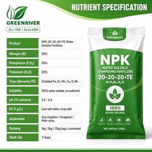<span class=keywords><strong>Engrais</strong></span> composé soluble dans l'eau GREENRIVER NPK, 100% soluble, <span class=keywords><strong>engrais</strong></span> agricole <span class=keywords><strong>pour</strong></span> la nutrition des cultures - Product Image 2