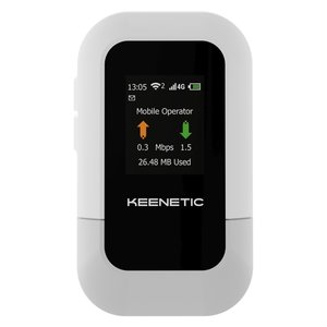 Routeur Wi-Fi mobile 4G LTE (rechargeable) monobande blanc et gris KN 5110 01 EU - Product Image 1