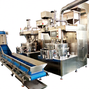 Machine <span class=keywords><strong>de</strong></span> revêtement automatique commerciale haute performance pour cacahuètes, noix <span class=keywords><strong>de</strong></span> coco, noix <span class=keywords><strong>de</strong></span> cajou et pois larges, avec mélange <span class=keywords><strong>de</strong></span> <span class=keywords><strong>sirop</strong></span> et <span class=keywords><strong>de</strong></span> farine - Product Image 1
