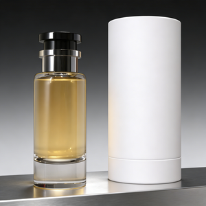 Flacone da Profumo Vuoto di Lusso in Vetro Trasparente Ricaricabile con Logo Personalizzato da 30ml 50ml 100ml Bottiglia Rotonda per Parfum dalla Cina con Confezione - Product Image 4