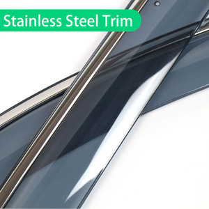 Deflettore per Finestrini Auto in Metallo Autoadesivo a Buon Prezzo, Protezione Antipioggia per Toyota Camry - Product Image 5