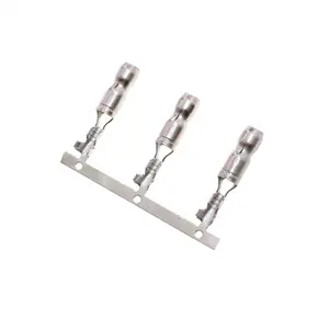 Conectores de crimpagem, fábrica de china 4.5mm latão macho e fêmea f terminal automotivo elétrico conectores de crimpagem