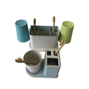 2019 Nouvelle Arrivée <span class=keywords><strong>Amazon</strong></span> Offre Spéciale Eco Saine de Fiber De Paille De Blé <span class=keywords><strong>Porte</strong></span>-<span class=keywords><strong>Brosse</strong></span> À Dents - Product Image 1