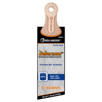 ROLLINGDOG DOBERMA 10327 50MM DIY Pinceau à angle de haute qualité pour peinture, à filament solide conique, gravé au laser, manche ergonomique