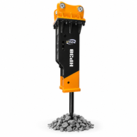 Marteau hydraulique puissant HOPE SB30 de type encastré, OEM/ODM d'usine, pour démolition de roches, vente en gros pour excavatrices