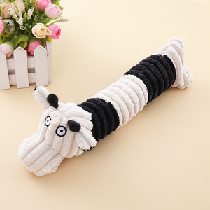 Wholesale Hot Stuffed Plush Dog Toys Cartoon Cute Luxury Cow Elephant <b>Squeaky</b> Interactive Small Chew Toys Kinghon Brand Custom - Product Image 2