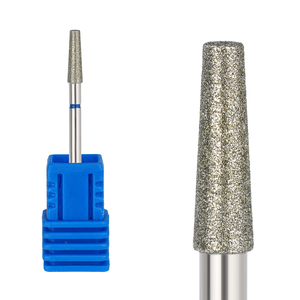 Punte per fresa diamantate di alta qualità da 3/32 pollici, frese diamantate per rimuovere cuticole e pelle morta, strumenti professionali per manicure e pedicure - Product Image 1