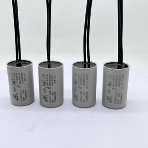 Condensateurs de démarrage et de fonctionnement pour moteurs AC de pompe à eau à film personnalisés <span class=keywords><strong>CBB60</strong></span> 2.5-3.5F certifiés CQC CE <span class=keywords><strong>450VAC</strong></span> - Product Image 5