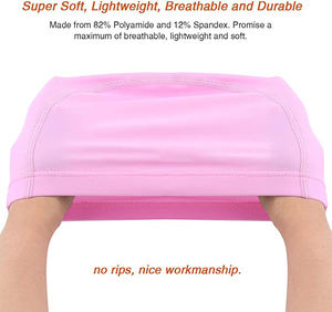 Logo personnalisé Nylon Spandex Tissu <span class=keywords><strong>Bonnet</strong></span> de <span class=keywords><strong>bain</strong></span> <span class=keywords><strong>Latex</strong></span> <span class=keywords><strong>Bain</strong></span> Chapeau de douche pour hommes et femmes - Product Image 4