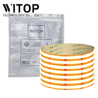 Bande LED COB flexible IP65 à haute densité, dimmable CCT DC12/24V CRI90 608 LED 2700K-6500K