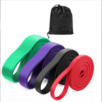 Pull-Up Assist Band Juego de bandas de resistencia al estiramiento de látex grueso para ejercicio físico Power