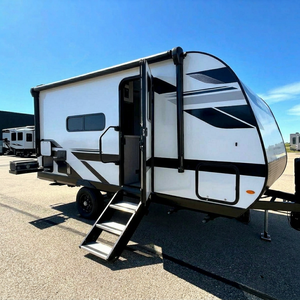Caravana Económica Jaycco Jay Feather Mini, Remolque de Viaje para 4 Personas, Ligera, de Aluminio, Diseño Moderno, Serigrafía, Exterior Negro - Product Image 1