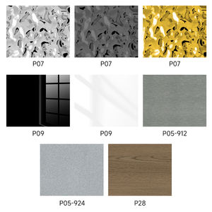 Panneaux muraux en couleur mentale à effet d'ondulation d'eau, décoration intérieure, panneau mural en WPC pour les zones commerciales - Product Image 2