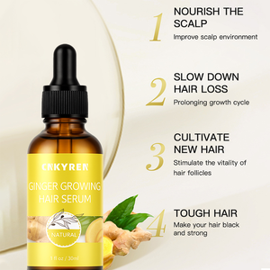 Orgânica Sophora Flavescens gengibre crescimento do cabelo soro OEM Professional Care Strong <span class=keywords><strong>Root</strong></span> Hair Loss prevenção para cabelos crespos secos - Product Image 4