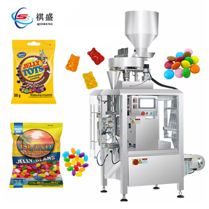 Machine de remplissage et d'emballage de bonbons gélifiés souples, machine d'emballage volumétrique pour bonbons Smarties <span class=keywords><strong>Belly</strong></span> Bear pour sachet - Product Image 1