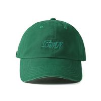 Gorra de Béisbol de Algodón Lavado Estilo Vintage Premium, Bordado Verde, Estilo Dad Hat, Estética Old Money, Ajustable, Unisex