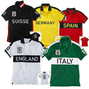 En Stock: Camisetas Polo de Algodón Piqué de Alta Calidad para Hombre, Ecológicas, con Bordado 3D Deportivo, Manga Corta, Tallas Grandes, Estilo Americano - Product Image 1