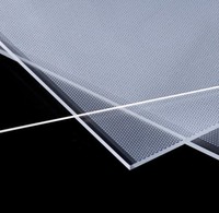 100% Nuevo Panel de techo LED de iluminación directa Acrílico LGP Hojas de plástico Género del producto
