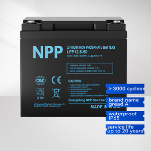 Paquete de Baterías Apilables para Almacenamiento de Energía Doméstica, IP65, 12V/24V, 100Ah-500Ah, Pantalla LCD Solar, Garantía de 5 Años, UN38.3 NSFD100Q10-Litio - Product Image 1