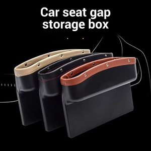 Multifunctional Luxury <b>Car</b> Interior Organizer Leather Storage Slit Seat Gap Pocket <b>Cup</b> <b>Holder</b> Space Saver Slot Auto Accessories - Product Image 5