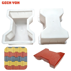 Moule en plastique pour pavés autobloquants en béton, forme I, pour briques et blocs de pavage - Product Image 1