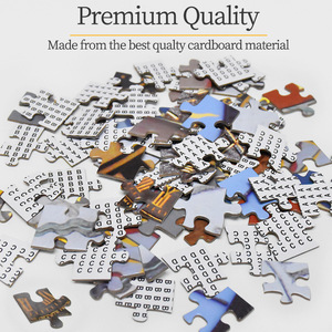 Papel de tarjeta gris de 1000 piezas para adultos-Rompecabezas de juguete <span class=keywords><strong>Jigsa</strong></span> de paisaje de alta dificultad - Product Image 6