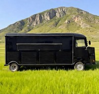 Camion de restauration mobile personnalisé pour sandwichs, bonbons, hot-dogs, grillades, construction en acier inoxydable, style vintage classique pour la vente de rue