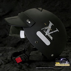 Cascos de Motocicleta Unisex PP de Media Cara, para Adultos, Personalizables, Certificados contra Impactos, de Fábrica - Product Image 2