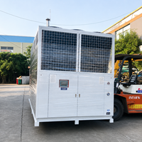 Refroidisseur d'eau industriel extérieur à vis, refroidi par air, à compresseur unique, 200 CV / 300 CV