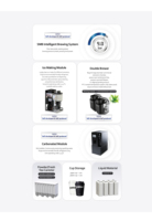 Distributeur automatique de café, soda et thé tout-en-un avec nettoyage automatique et paiement par QR pour supermarchés, aires de restauration et places commerciales
