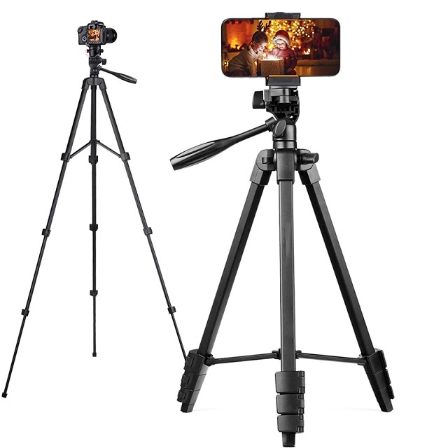 Phone Tripod With Wireless Remote Lightweight Camera/laser Level Mount 360 Degree Rotatable Phone Mount Tripod