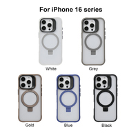 Newton Logo personnalisable support en aluminium réglable antichoc mat robuste magnétique TPU PC coque de téléphone pour iPhone 16 15 14 Pro Max