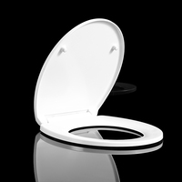 Siège de toilette rond UF à fermeture douce OEM & ODM en Duroplast antibactérien à dégagement rapide pour hôtels et usage domestique – Fabricant OEM