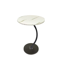 Table basse moderne en panneaux de bois avec pieds en fer, facile à nettoyer, idéale pour les petites chambres, les hôtels et les salons.