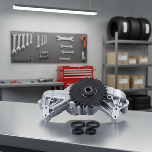 Pompe à huile moteur industrielle 9238291241 / 20824906 pour manutacteurs de conteneurs, dimensions du maillage trochoidal en acier - Product Image 1