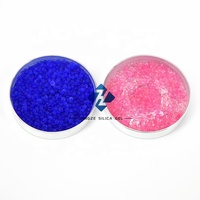 Perles/grosses granules de gel de silice absorbant de qualité industrielle, pureté élevée 99,5 %, changeant de couleur bleu à rose