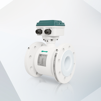 Medidor de Flujo Electromagnético de Acero Inoxidable de Alta Precisión a Bajo Precio para Agua, Aceite y Fluidos, Comunicación RS485, Conexión por Brida, OEM