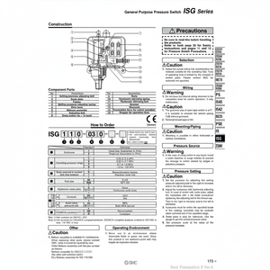 Interruptor de presión de uso general SMC Pneumatics modelo - Product Image 1