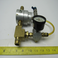Regulador Plc Monnier 118-1000-4 con 111-3001-2 &amp;   Nuair NA3139 con Manómetro para Suministro a Granel