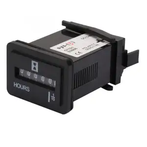 10-80V Ac/Dc 99999.9 Uur Quartz Urenteller Voor Motor Generator Tijd Tellen Timer Urenteller