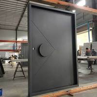 Porte d'entrée extérieure en aluminium au design chinois moderne avec fonction antivol, porte de sécurité en polymère pour usage extérieur