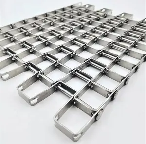 Stainless Steel Flat Wire Mesh Belt /Honeycomb Conveyor Belt Straight Conveyor For Drainage/Heating