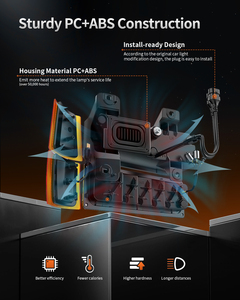 Ensemble de phares compatible avec les modèles 1994, 1995, 1996, 1997, 1998 pour Chevy <span class=keywords><strong>Silverado</strong></span>, Tahoe, Suburban <span class=keywords><strong>Z71</strong></span>, C/K <span class=keywords><strong>1500</strong></span>, 2500, 3500, éclairage - Product Image 5