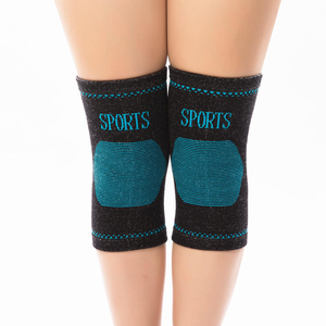 Genouillère de compression antidérapante en silicone pour la course et l'haltérophilie, avec manchon de compression en néoprène et protection en bambou pour les coudes et les genoux - Product Image 3