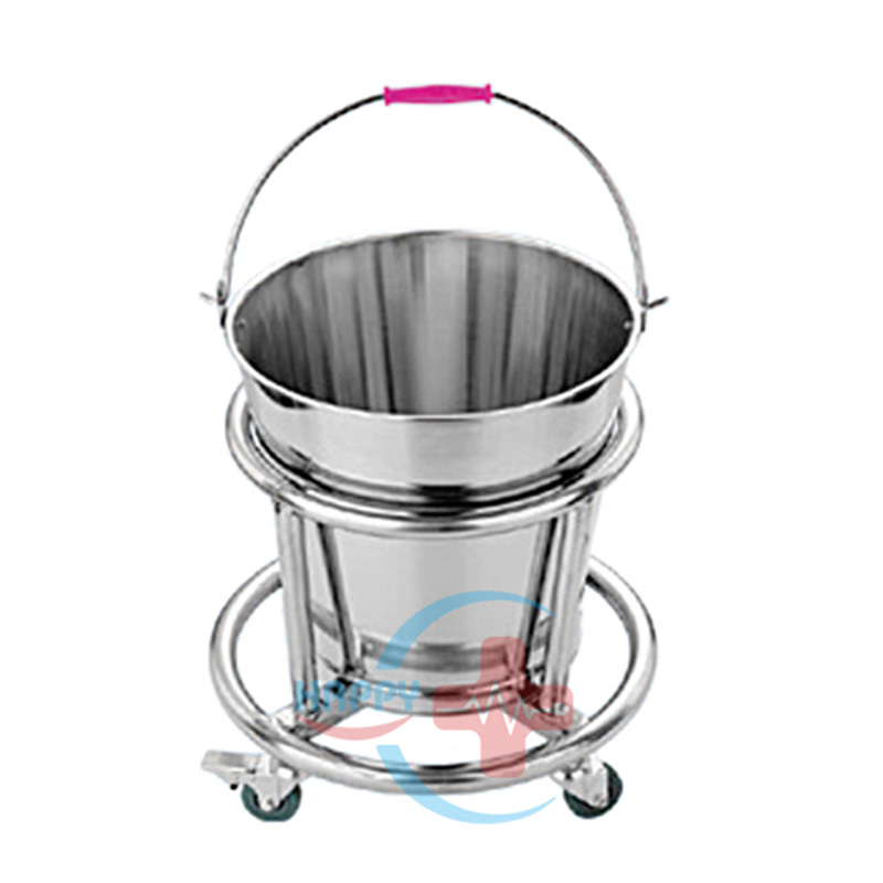 HC-M112 хирургическая Тележка из нержавеющей стали материал для очистки воды ведро для отходов медицинские б/у