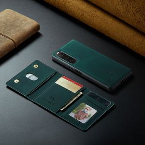 DG.MING Couverture de téléphone en cuir PU de conception détachable magnétique pour <span class=keywords><strong>Sony</strong></span> <span class=keywords><strong>Xperia</strong></span> 10 VI étui avec portefeuille béquille - Product Image 4