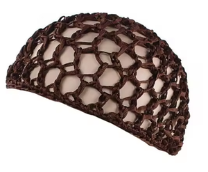 Filet à cheveux en maille <span class=keywords><strong>pour</strong></span> femme, style 'Quiet Girl', bonnet en crochet, <span class=keywords><strong>snood</strong></span>, couvre-tête de nuit, turban, filet à cheveux <span class=keywords><strong>tricot</strong></span>é fait main, filet enveloppant <span class=keywords><strong>pour</strong></span> cheveux - Product Image 6